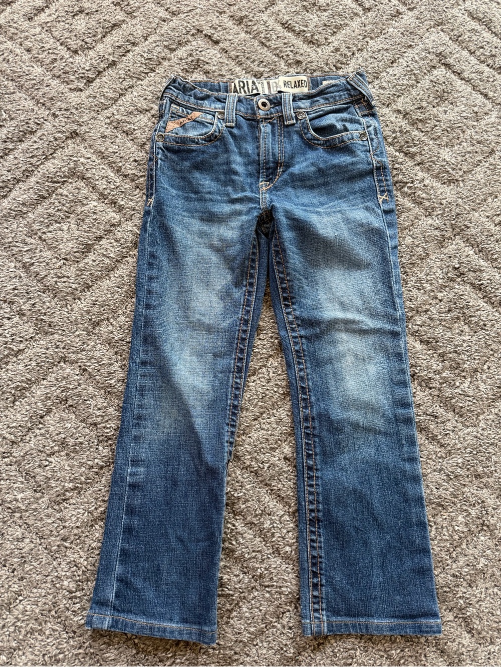 Ariat Kids Relaxed Fit Blue Denim Jeans